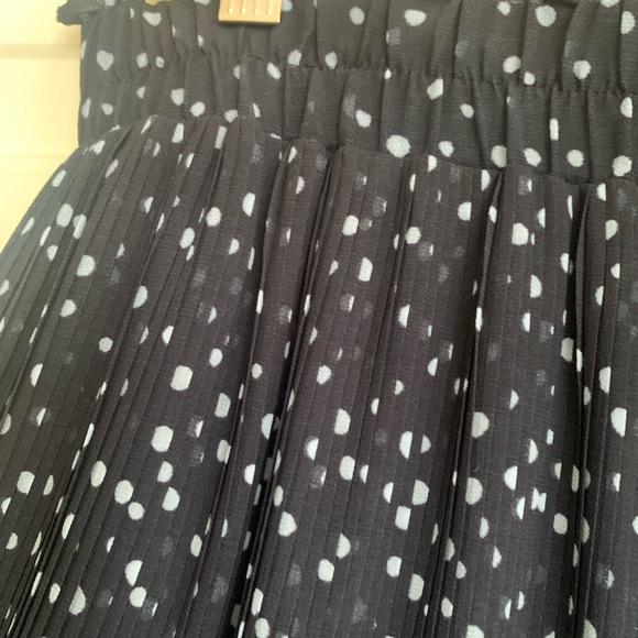 New LOFT Midi Skirt Abstract Polka Dot Print SZ Medium - Picture 8 of 9